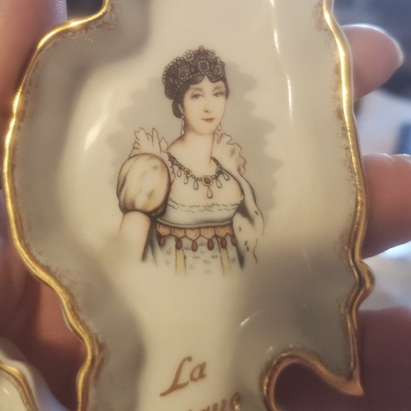 Vintage Limoges France Porcelain Gold Gilded Trinket Dish La Martinique Island. - Picture 6 of 8